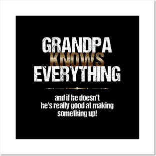 Grandpa Knows Grandparent S Day Posters and Art